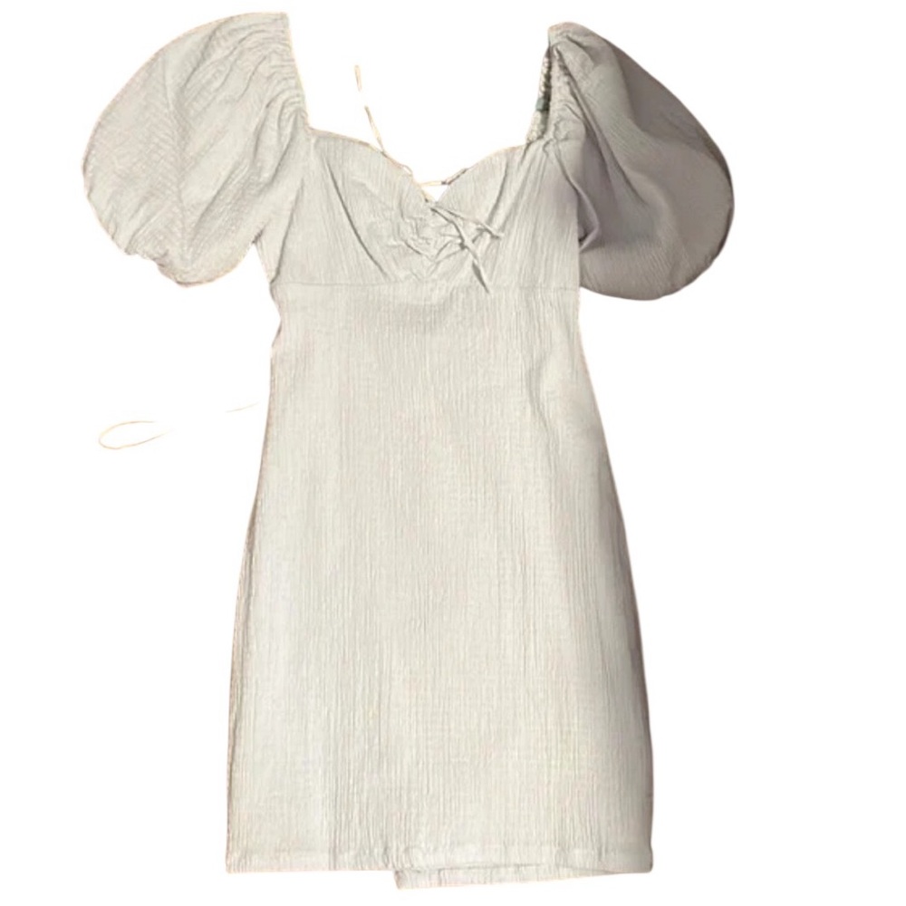 GUESS Charlotte White Dress Large - Picture 6 of 7